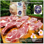 Lamb collar SHOULDER bone-in FOREQUARTER Australia MIDFIELD frozen CHOP CUTS 2.5cm 1" (price/kg)